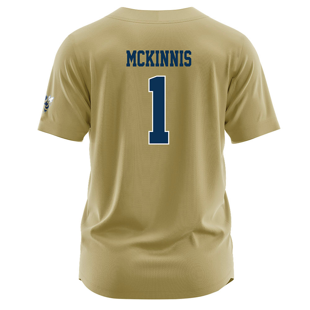Georgia Tech - NCAA Softball : Abby McKinnis - Gold Jersey-1