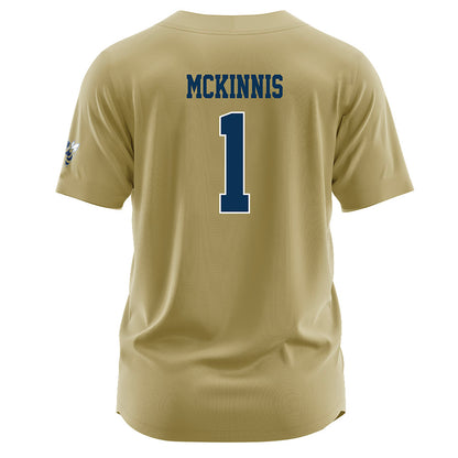 Georgia Tech - NCAA Softball : Abby McKinnis - Gold Jersey-1