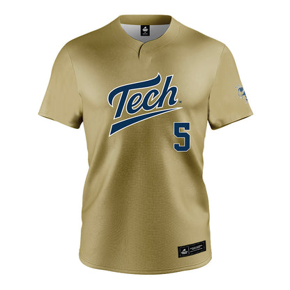 Georgia Tech - NCAA Softball : Makayla Coffield - Gold Jersey-0