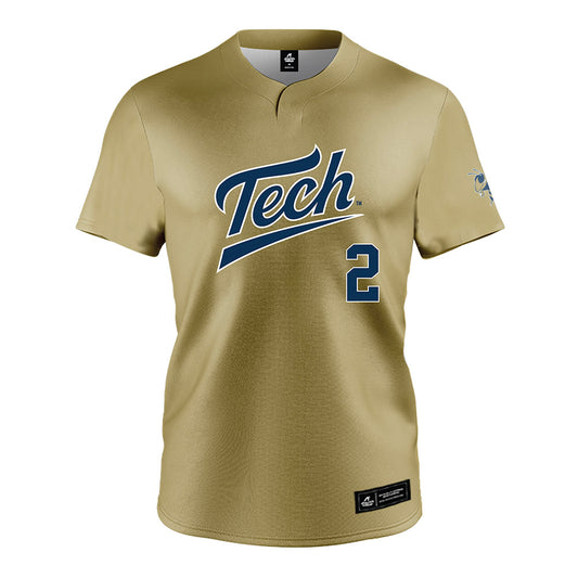 Georgia Tech - NCAA Softball : Raegan Wall - Gold Jersey-0