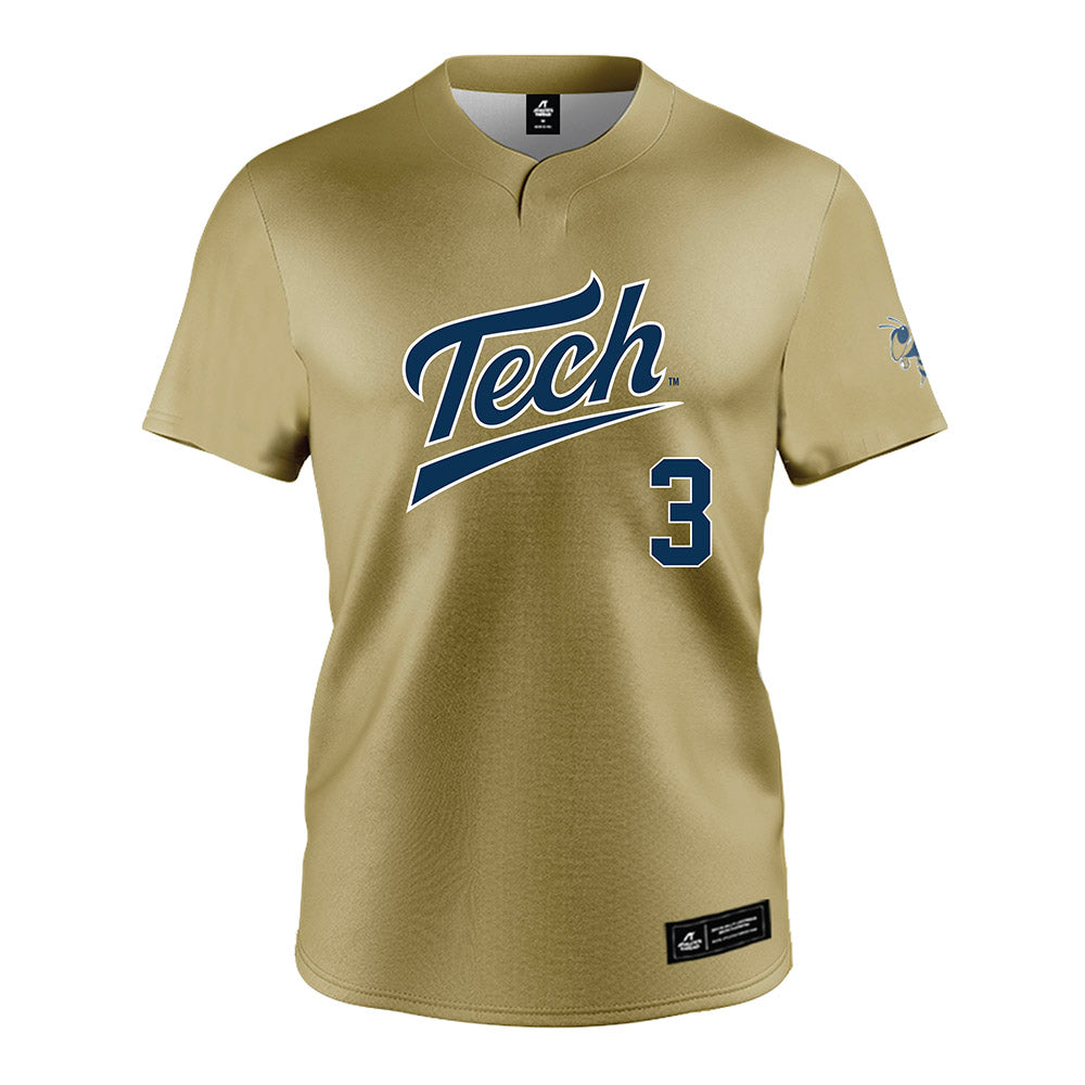 Georgia Tech - NCAA Softball : Holly Medina - Gold Jersey-0