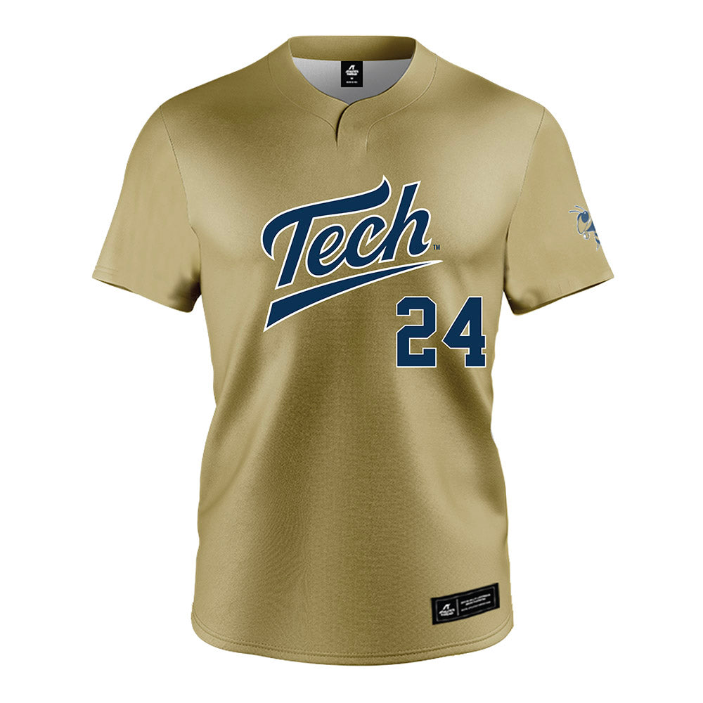 Georgia Tech - NCAA Softball : Victoria Bryant - Gold Jersey-0