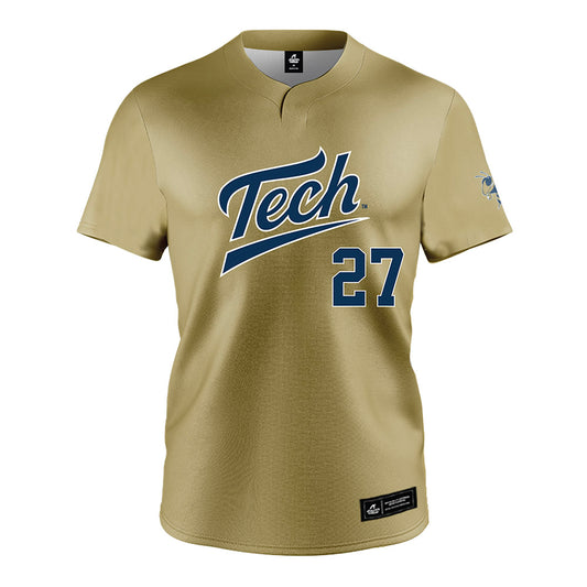Georgia Tech - NCAA Softball : Kenley Hilleary - Gold Jersey-0