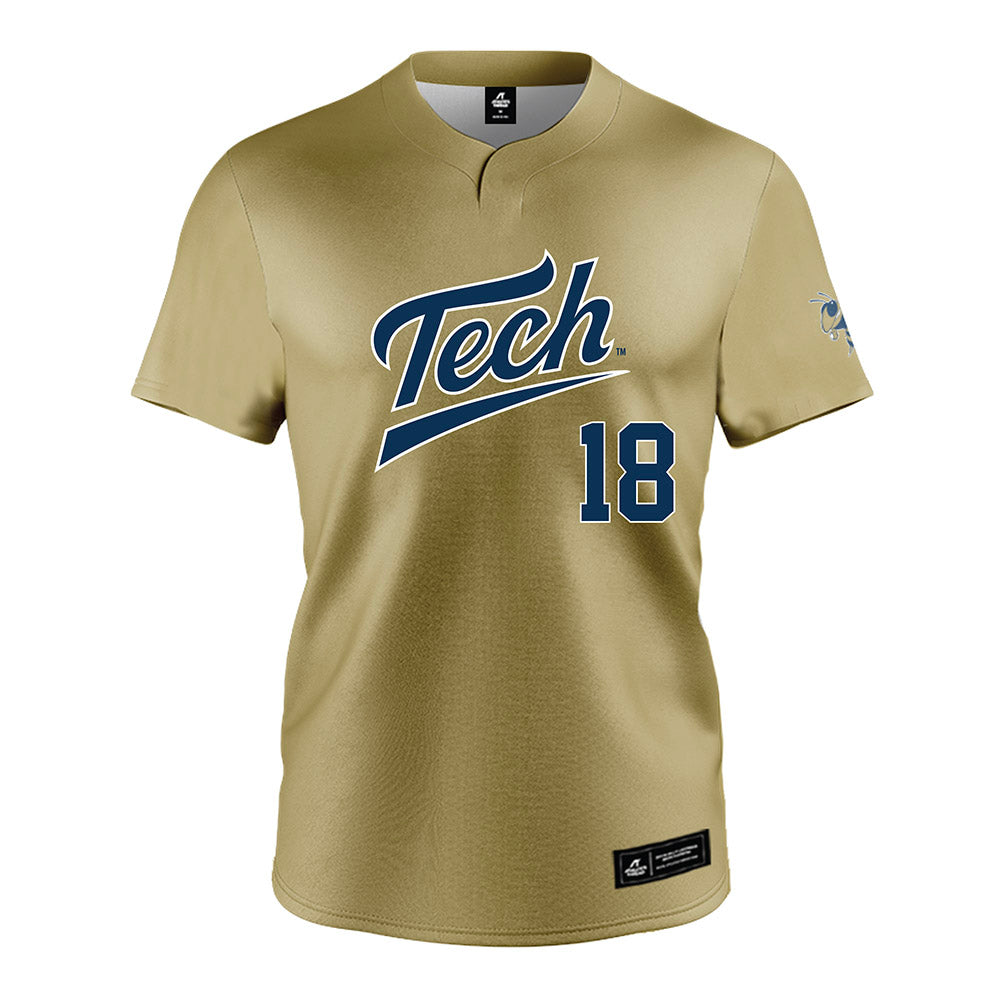 Georgia Tech - NCAA Softball : Julia Morici - Gold Jersey-0