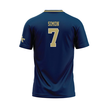 Georgia Tech - NCAA Softball : Emma Simon - Navy Baseball Jersey-1