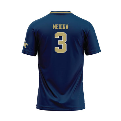 Georgia Tech - NCAA Softball : Holly Medina - Navy Baseball Jersey-1