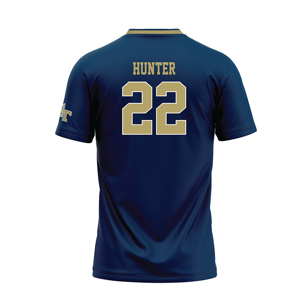Georgia Tech - NCAA Softball : Reese Hunter - Navy Baseball Jersey-1