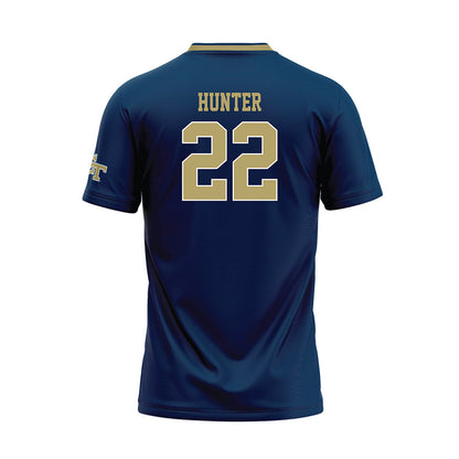 Georgia Tech - NCAA Softball : Reese Hunter - Navy Baseball Jersey-1