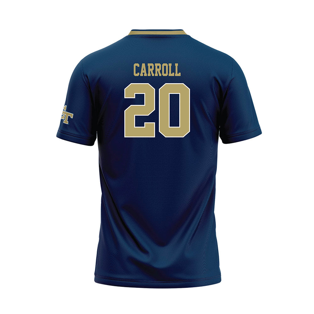 Georgia Tech - NCAA Softball : Paige Carroll - Navy Baseball Jersey-1