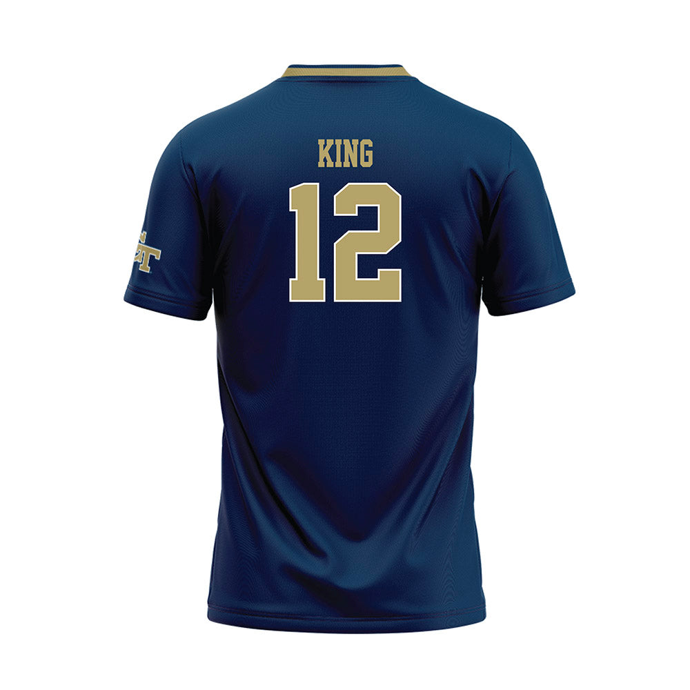 Georgia Tech - NCAA Softball : Gracie King - Navy Baseball Jersey-1