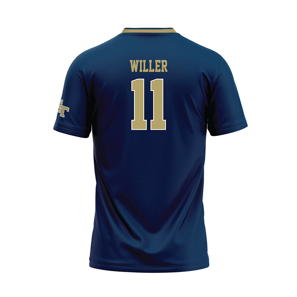 Georgia Tech - NCAA Softball : Alyssa Willer - Navy Baseball Jersey-1