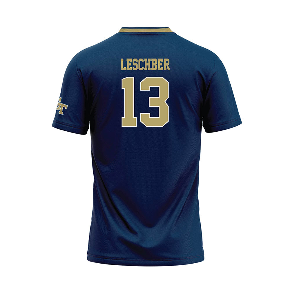 Georgia Tech - NCAA Softball : Addison Leschber - Navy Baseball Jersey-1