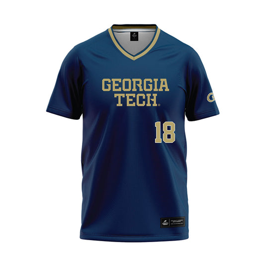 Georgia Tech - NCAA Softball : Julia Morici - Navy Baseball Jersey-0