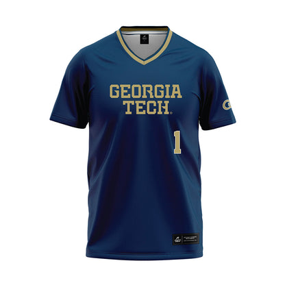 Georgia Tech - NCAA Softball : Abigail Mckinnis - Navy Baseball Jersey-0