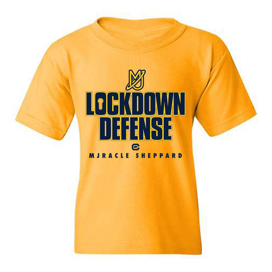 UC Berkeley - NCAA Women's Basketball : Mjracle Sheppard - Lockdown Defense Youth T-Shirt-0