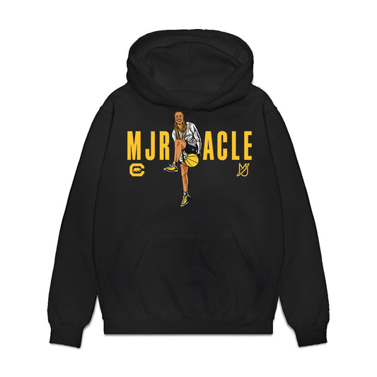 UC Berkeley - NCAA Women's Basketball : Mjracle Sheppard - Caricature Premium Hooded Sweatshirt-0