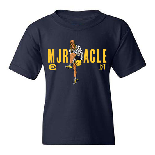 UC Berkeley - NCAA Women's Basketball : Mjracle Sheppard - Caricature Youth T-Shirt-0