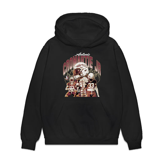 FSU - NCAA Football : Antonio Cromartie Jr - Collage Premium Hooded Sweatshirt-0