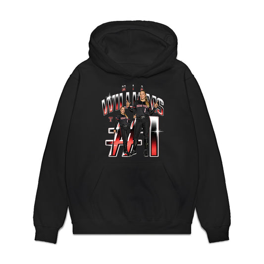 Texas Tech - NCAA Softball : Mia Williams - Collage Premium Hooded Sweatshirt-0