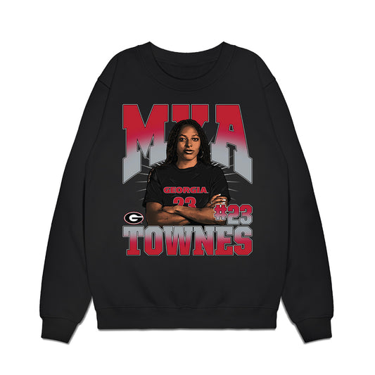 Georgia - NCAA Women's Soccer : Mya Townes - Premium Crewneck Sweatshirt-0