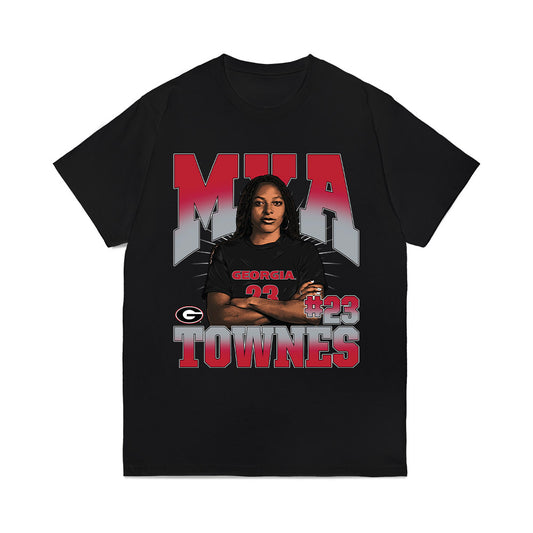 Georgia - NCAA Women's Soccer : Mya Townes - Comfort Colors T-Shirt-0