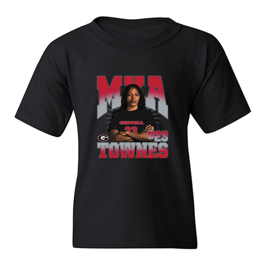 Georgia - NCAA Women's Soccer : Mya Townes - Youth T-Shirt-0