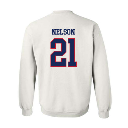 Arizona - NCAA Men's Basketball : Evan Nelson - Classic Shersey Crewneck Sweatshirt-1