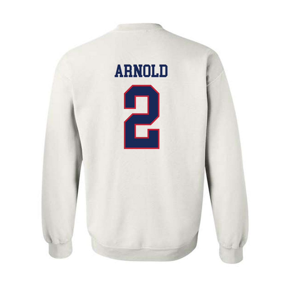 Arizona - NCAA Men's Basketball : Addison Arnold - Classic Shersey Crewneck Sweatshirt-1