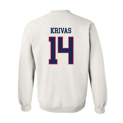 Arizona - NCAA Men's Basketball : Motiejus Krivas - Classic Shersey Crewneck Sweatshirt-1