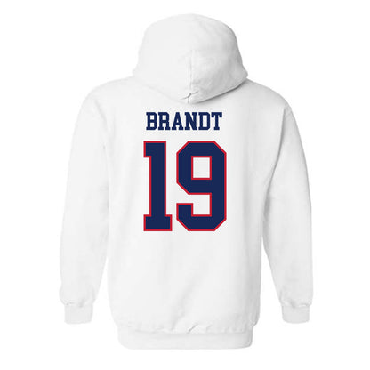 Arizona - NCAA Baseball : Evan Brandt - Classic Shersey Hooded Sweatshirt-1