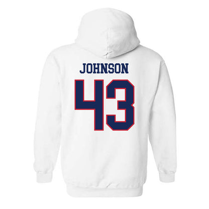 Arizona - NCAA Football : Dalton Johnson - Classic Shersey Hooded Sweatshirt-1