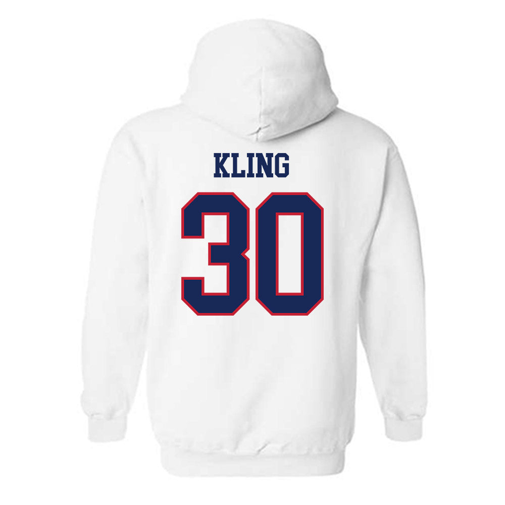 Arizona - NCAA Baseball : Corey Kling - Classic Shersey Hooded Sweatshirt-1