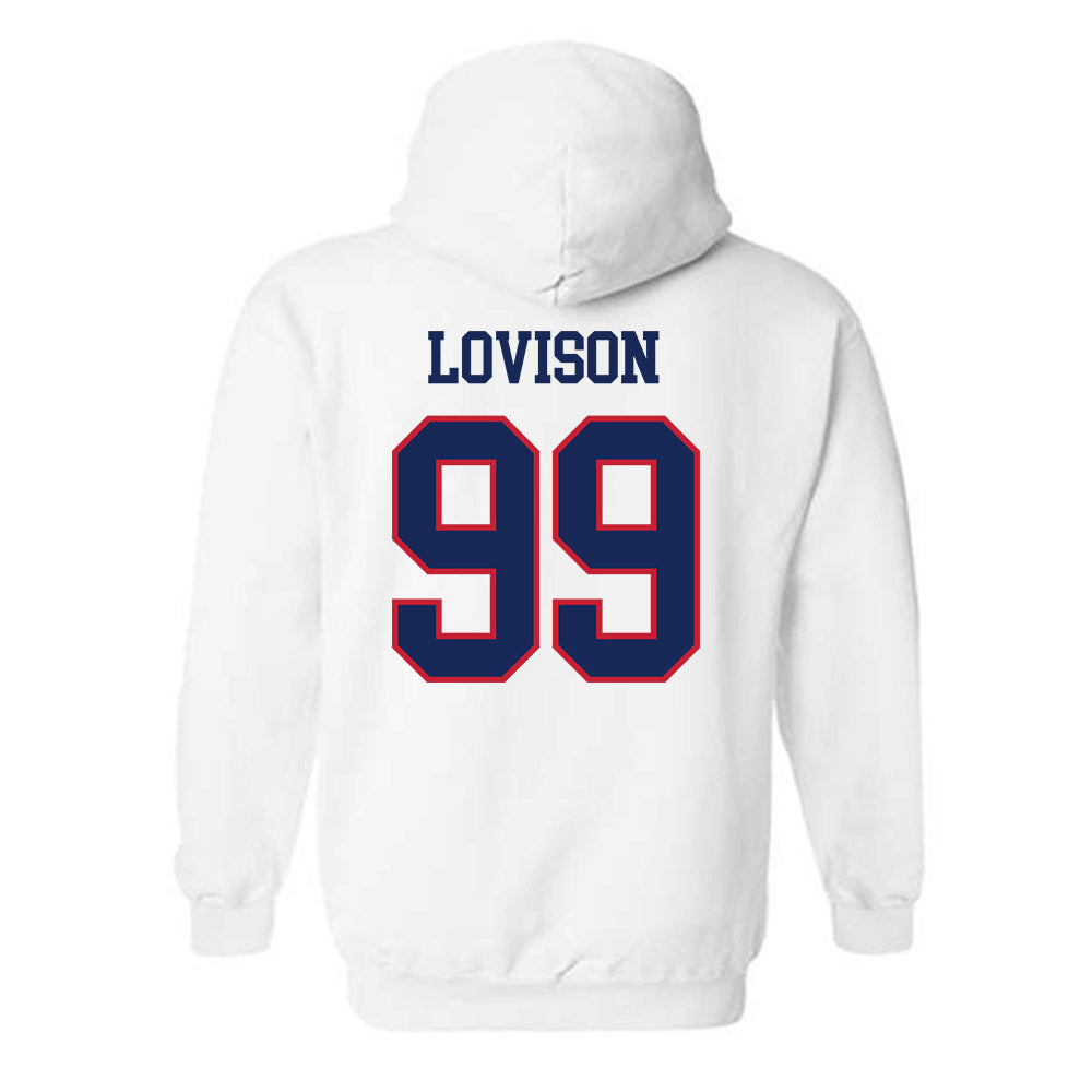Arizona - NCAA Football : Isaac Lovison - Classic Shersey Hooded Sweatshirt-1