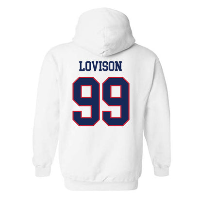 Arizona - NCAA Football : Isaac Lovison - Classic Shersey Hooded Sweatshirt-1