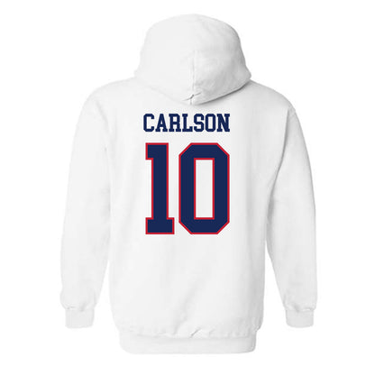 Arizona - NCAA Women's Volleyball : Britt Carlson - Classic Shersey Hooded Sweatshirt-1