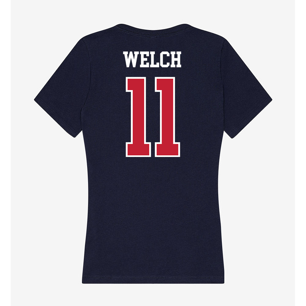 Arizona - NCAA Women's Basketball : Tanyuel Welch - Classic Shersey Women's V-Neck T-Shirt-1