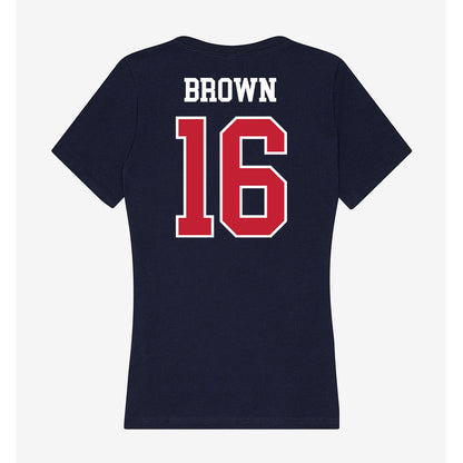Arizona - NCAA Women's Soccer : Maia Brown - Classic Shersey Women's V-Neck T-Shirt-1