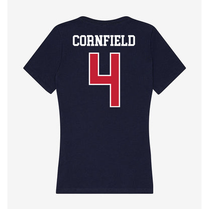 Arizona - NCAA Women's Basketball : Noelani Cornfield - Classic Shersey Women's V-Neck T-Shirt-1