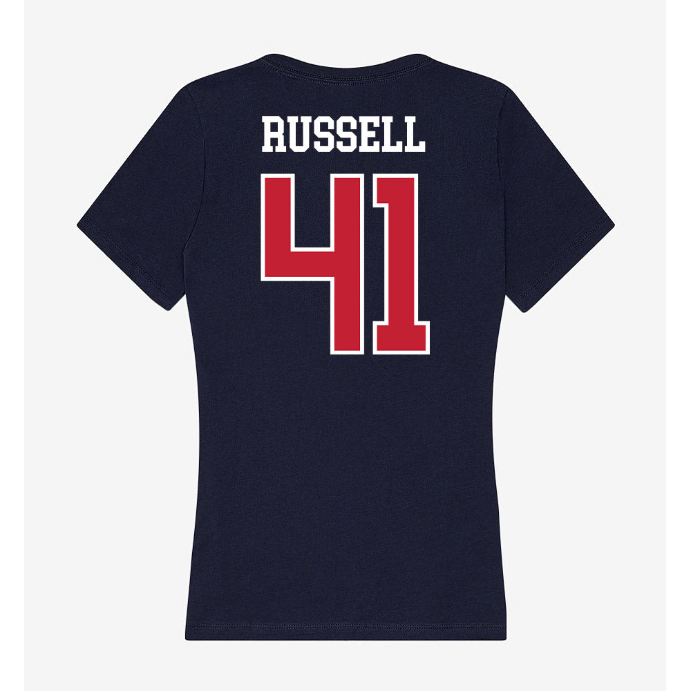Arizona - NCAA Baseball : Tyler Russell - Classic Shersey Women's V-Neck T-Shirt-1