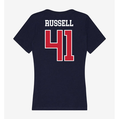 Arizona - NCAA Baseball : Tyler Russell - Classic Shersey Women's V-Neck T-Shirt-1