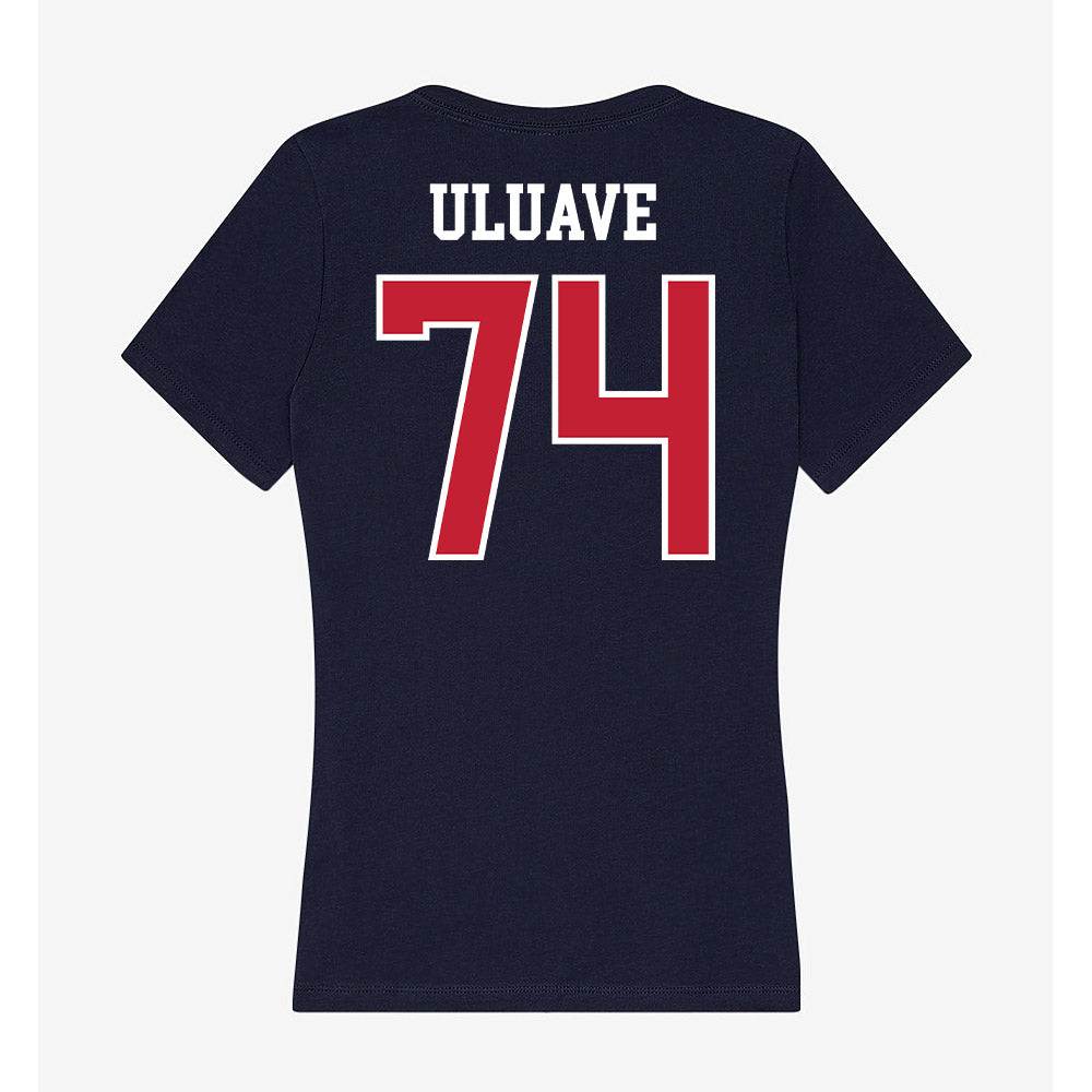 Arizona - NCAA Football : Siale Uluave - Classic Shersey Women's V-Neck T-Shirt-1