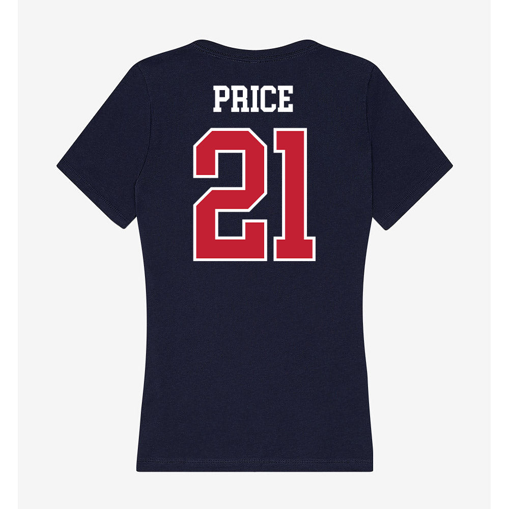 Arizona - NCAA Football : Johno Price - Classic Shersey Women's V-Neck T-Shirt-1