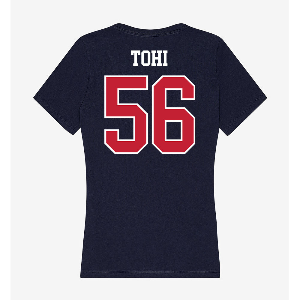 Arizona - NCAA Football : Sione Tohi - Classic Shersey Women's V-Neck T-Shirt-1