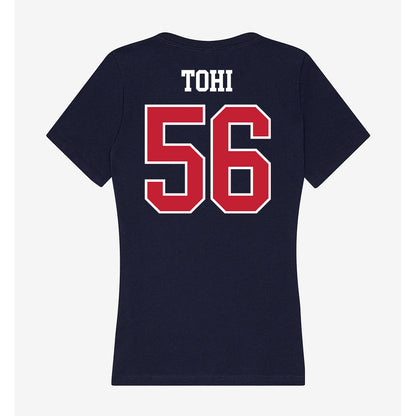 Arizona - NCAA Football : Sione Tohi - Classic Shersey Women's V-Neck T-Shirt-1