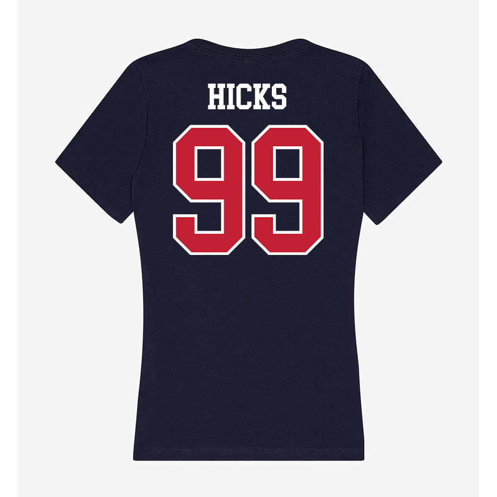 Arizona - NCAA Baseball : Garrett Hicks - Classic Shersey Women's V-Neck T-Shirt-1