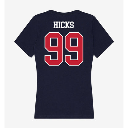 Arizona - NCAA Baseball : Garrett Hicks - Classic Shersey Women's V-Neck T-Shirt-1