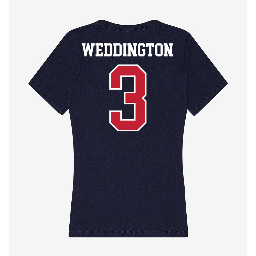 Arizona - NCAA Women's Soccer : Shanti Weddington - Classic Shersey Women's V-Neck T-Shirt-1