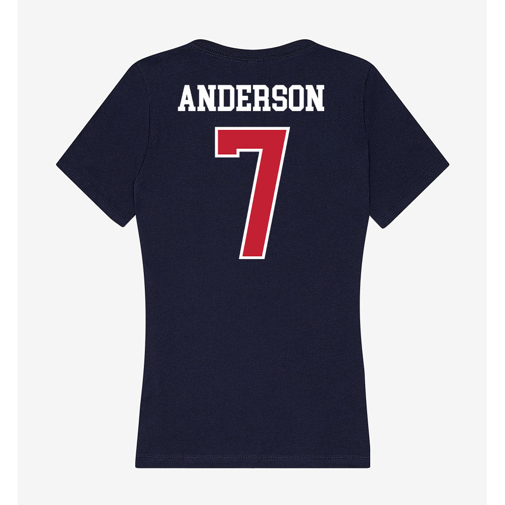 Arizona - NCAA Football : Sawyer Anderson - Classic Shersey Women's V-Neck T-Shirt-1
