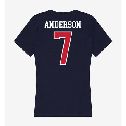 Arizona - NCAA Football : Sawyer Anderson - Classic Shersey Women's V-Neck T-Shirt-1