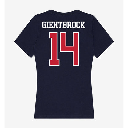 Arizona - NCAA Women's Volleyball : Chloe Giehtbrock - Classic Shersey Women's V-Neck T-Shirt-1